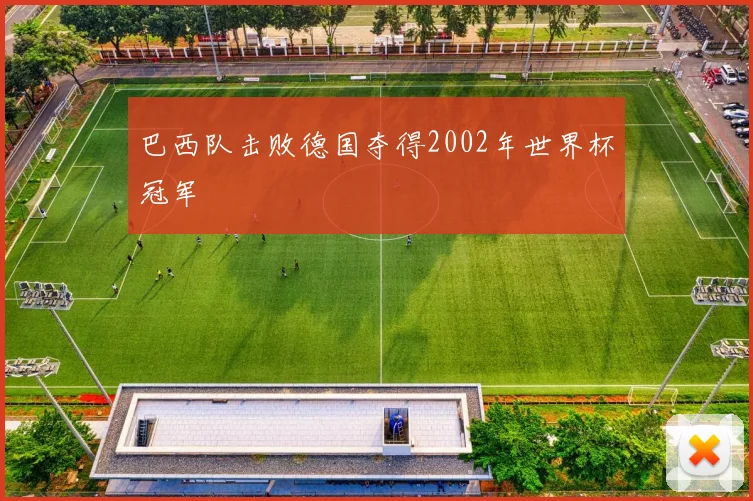 巴西队击败德国夺得2002年世界杯冠军